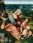 Quentin Matsys Madonna and Child with the Lamb Germany oil painting artist